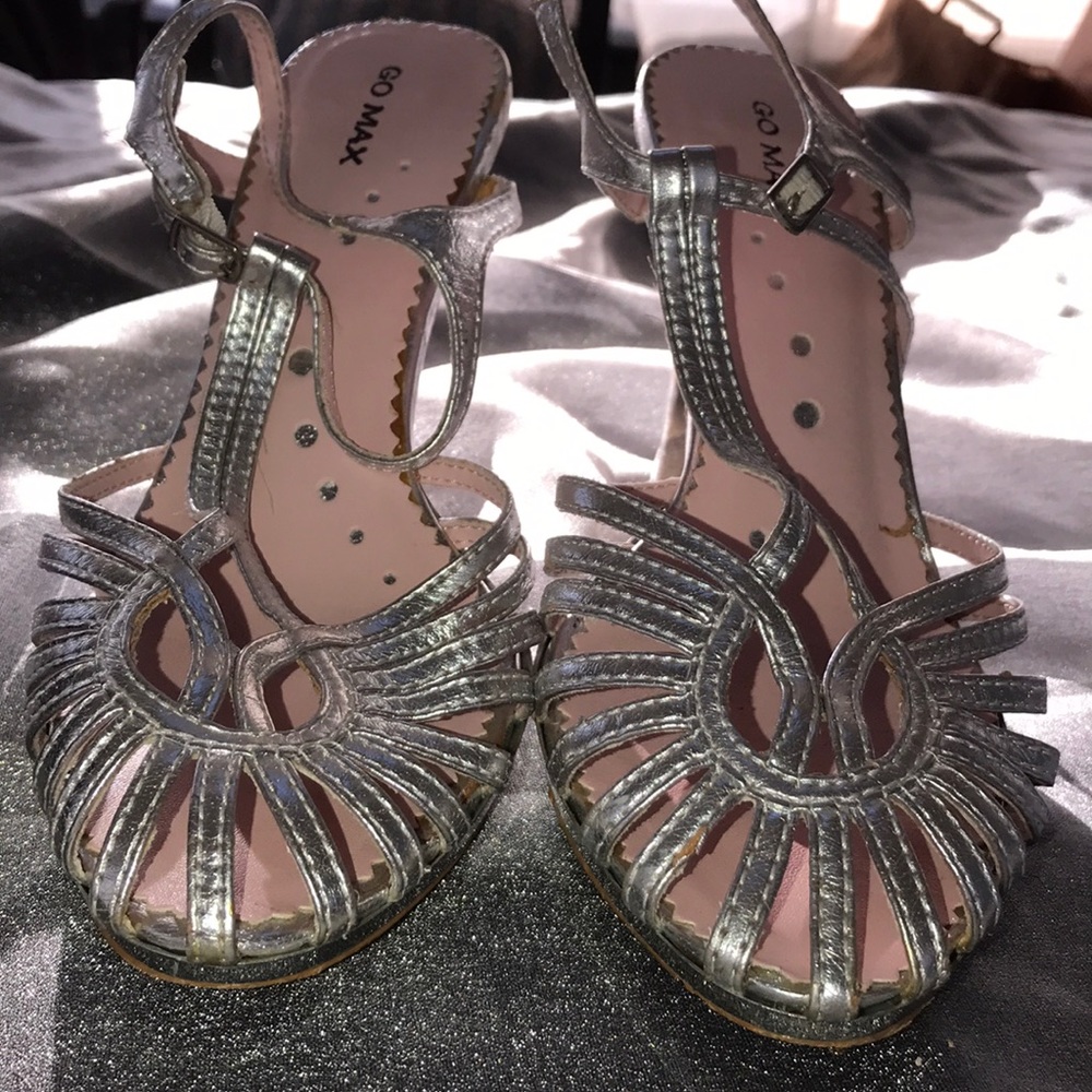 Silver shoes